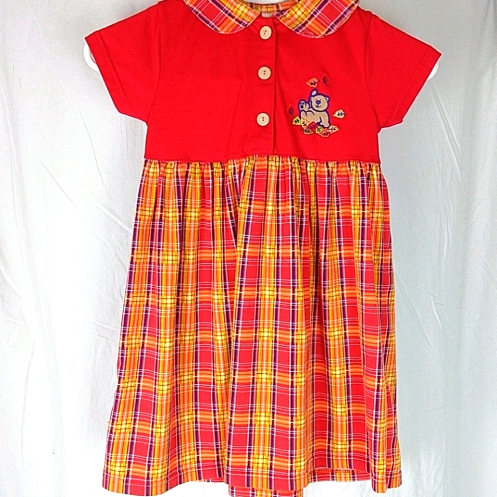 Buster Brown 4T Adorable Dress Bright Colors!